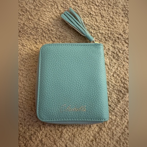 New Cleobella Turquoise Wallet with Fringe - Picture 3 of 4